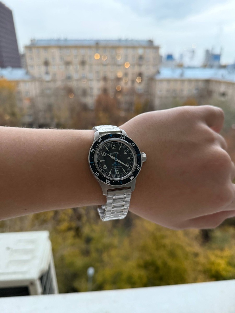 Vostok Amphibia 74042V Watch Elbrus Mountain Automatic Special