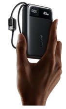 20000mAh Compact Portable Charger 45W, CCC Certified Power Bank Built-in Black
