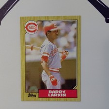 Topps 1987 Base Set #648 Barry Larkin Cincinnati Reds MLB Baseball