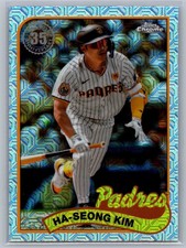 Ha-Seong Kim 2024 Topps Chrome 25th Anniversary Mojo Refractor #T89CU-74