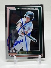 2022 Panini USA Stars and Stripes Robert Moore #22 MLB SIGNED Baseball Card FOIL