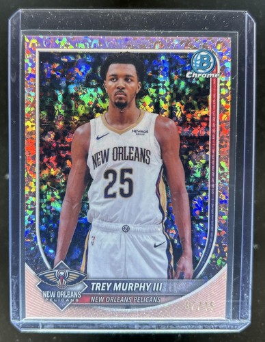 2025-26 Bowman Trey Murphy III Chrome Rose Gold Mini Diamond Refractor #/15