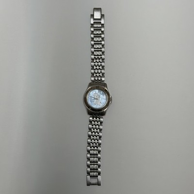 Vintage Women s Silver Tone Disney Eeyore Winnie The Pooh Quartz Watch. Running