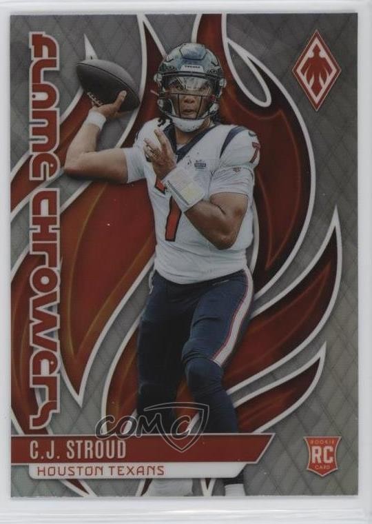 2023 Panini Phoenix Flame Throwers CJ Stroud #FLA-21 Rookie RC 1k3z