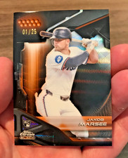 JAKOB MARSEE 2026 TOPPS CHROME BLACK RC ORANGE  WAVE REFRACTOR #1/25 FIRST ONE!