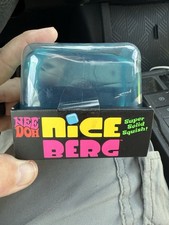 NeeDoh Nice Berg Blue XL Giant Nee Doh Niceberg Solid Squish Cube Ice Block New