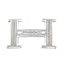 HERMES Touareg H-belt buckle SV925 Used unisex