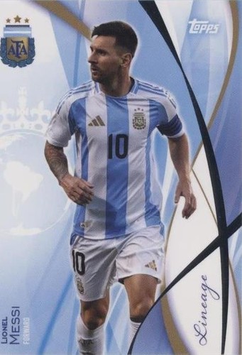 Lionel Messi Gold /50 PSA 8 Pop 1/1 2025 Topps Focus Argentina