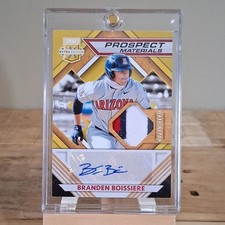 Panini 2021 Elite Extra Edition Branden Boissiere Prospect Materials Auto /10