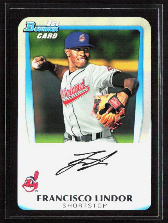 2011 Bowman Draft FRANCISCO LINDOR 1st Prospect Rookie Card BDPP53