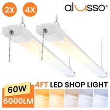 4FT LED Shop Lights 2700K-6500K 5CCT 6000lm linkable Utility Lights for Garage