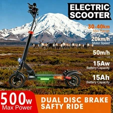 Secure Ride,70-Mile Adult Electric Scooter:28 mph Speed & Dual Protection System