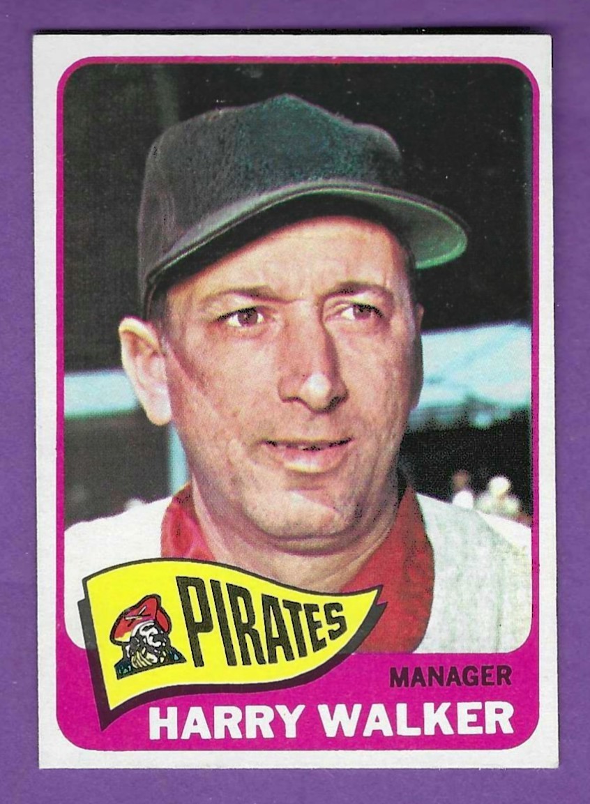 1965 Topps - #438  Harry Walker - Pittsburgh Pirates - ExMt+