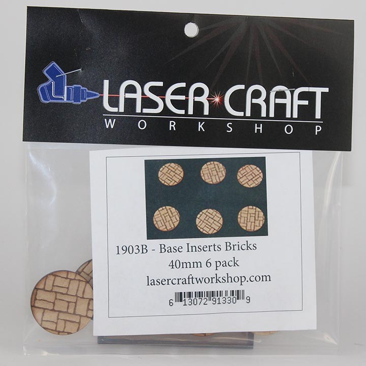 КИРПИЧИ С БАЗОВЫМИ ВСТАВКАМИ ДИАМЕТРОМ 40 ММ (6 УПАКОВОК)