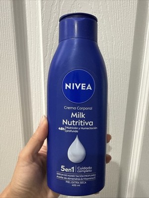 Nivea Milk Nutritiva Body Lotion 400 ml Vitamin E 5 in1