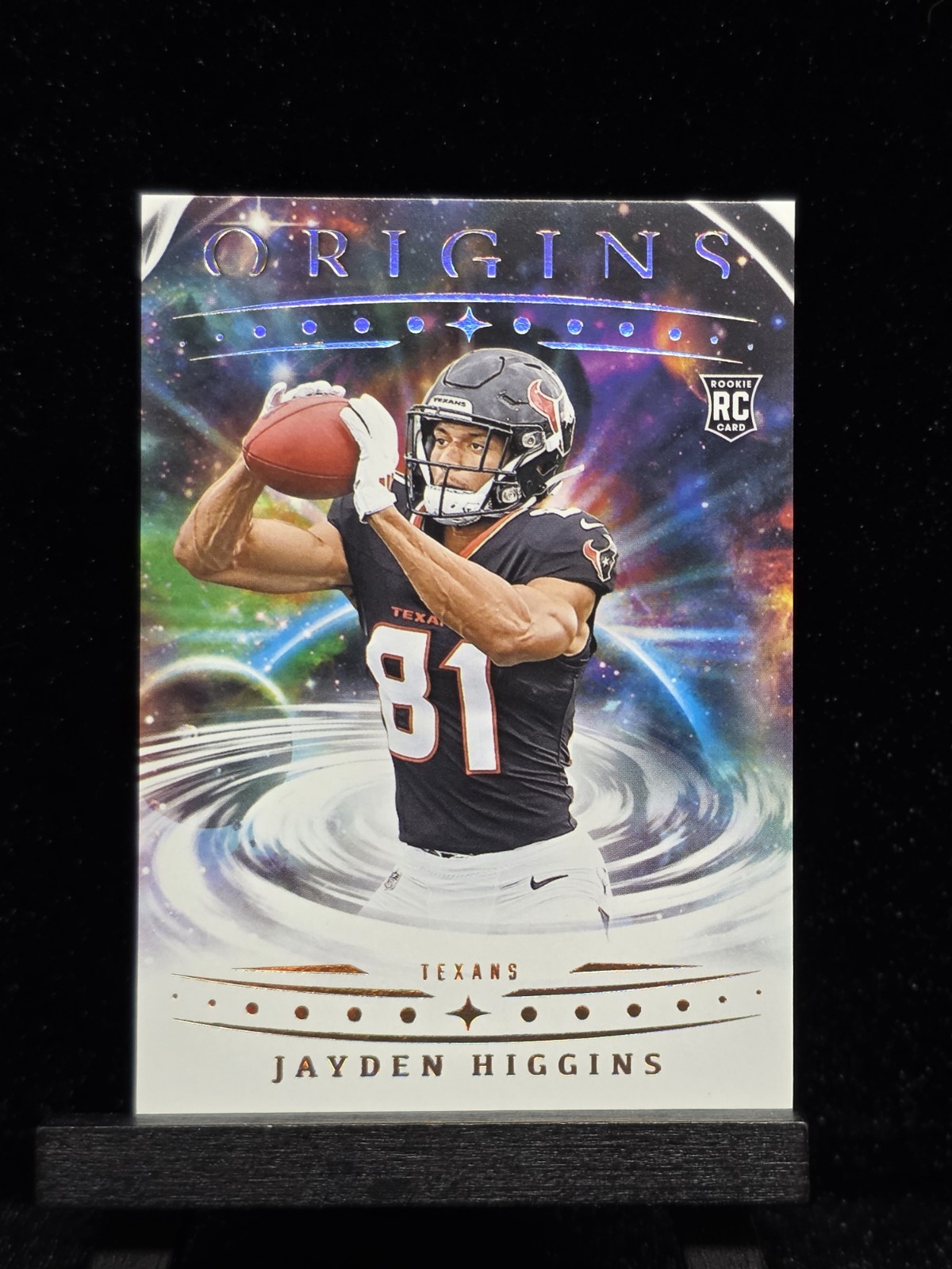 2025 Panini Origins #132 Jayden Higgins Houston Texans RC