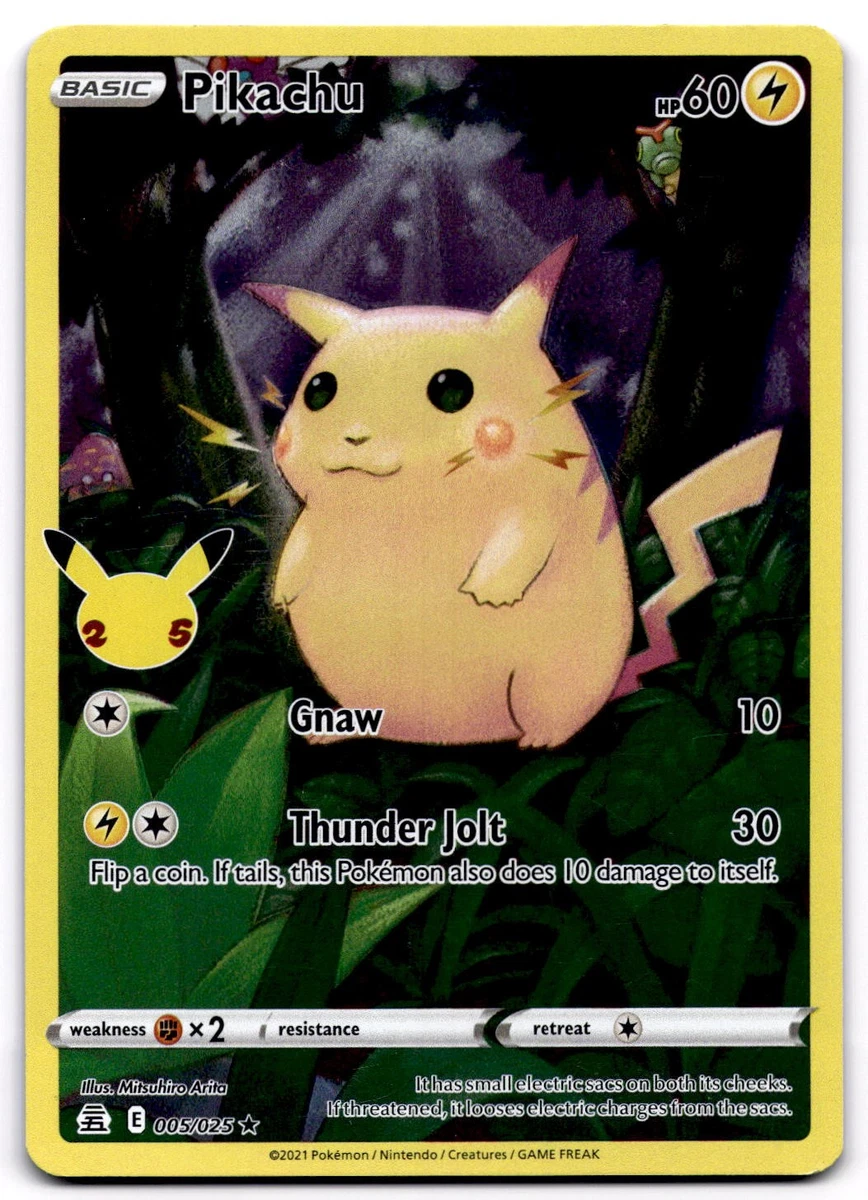 【PSA8】ピカチュウ 005/025 Celebrations NM-MT 2021 Pokemon Celebrations 005 Full Art/pikachu PSA 8 Graded Card
