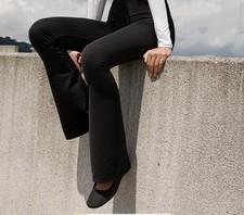 Offline By Aerie Real Me Xtra Flare Hi-rise Leggings Black Size Medium Long