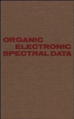 Organic Electronic Spectral Data, Volume 31 1989 Vol. 31 Hardcove
