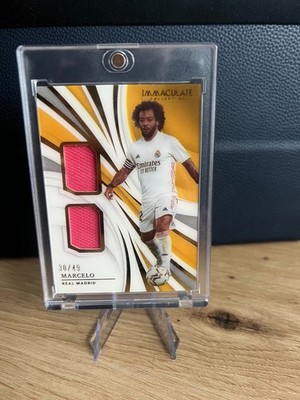 2021 Panini Immaculate Collection Soccer Marcelo Dual Patch Relic /49 Real