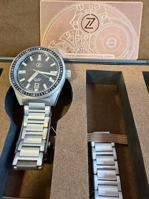 Zelos Blacktip V3 200M DIVER STEEL AVENTURINE 41mm Automatic Watch