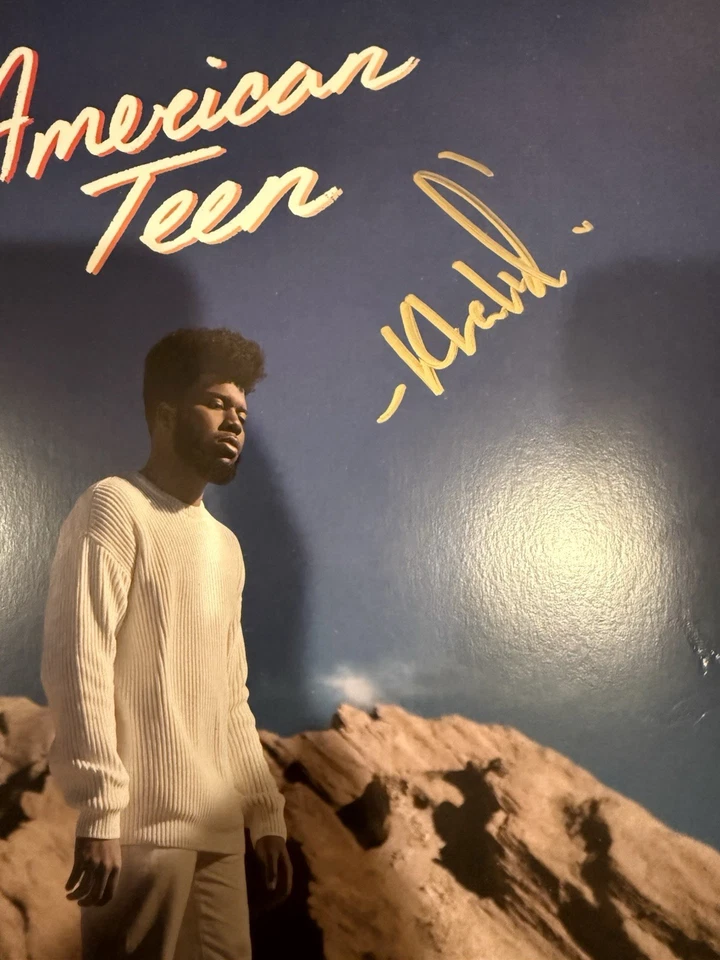 手工签名哈立德美国青少年乙烯基1000%正品带证明 — 第 2/4 张图片