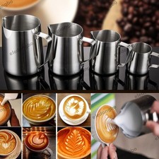 Kaffeekanne Milchkanne Edelstahl Milchbehält...