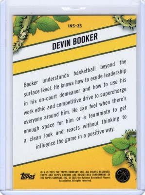 2024-25 Topps Chrome - Instinct Devin Booker #INS-25 | eBay