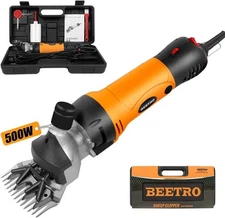 BEETRO 500W Electric Professional Sheep Shears, Animal Grooming Clippers for She
