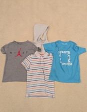 Lot Of 4 Items For 20 Sweatshirt Polo Shirt Nike TShirt Boys Youth M Size 10-12