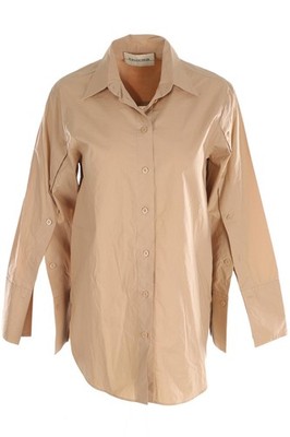BY MARLENE BIRGER BEIGE BAUMWOLLE SHIRT DE 34 UK 6