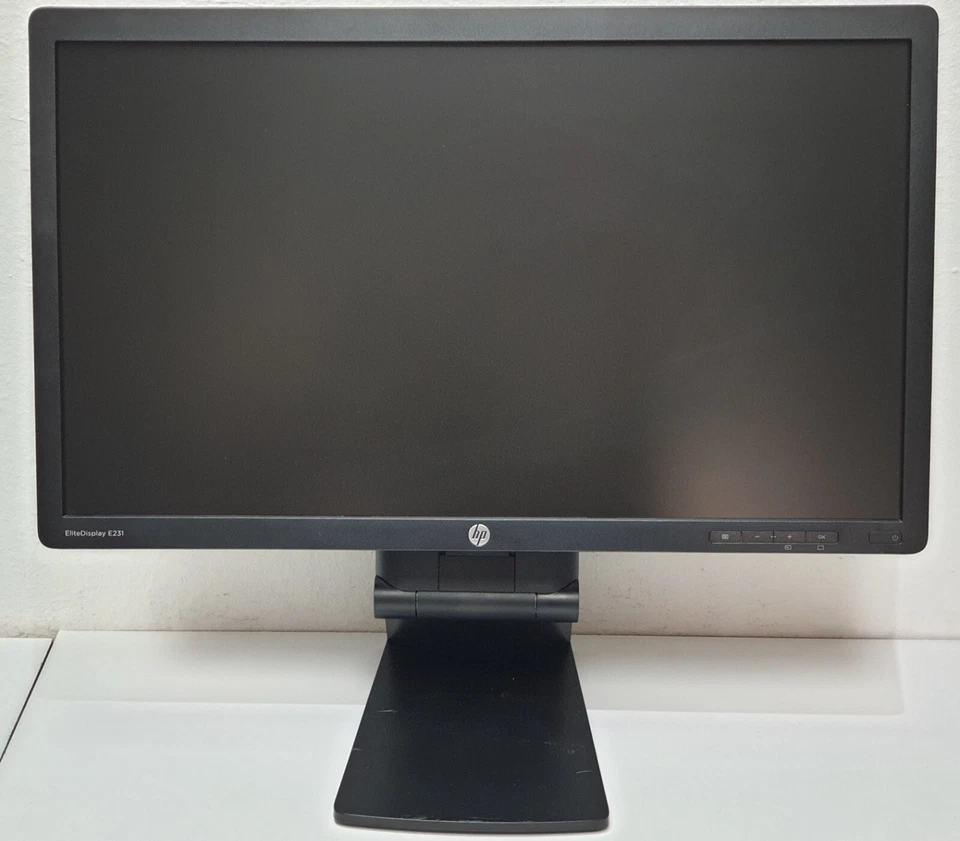 HP E231 23' VGA DVI-D DP 1920x1080 PC Monitor Bildschirm Für Windows 95 98 XP 7 - Bild 3 von 4