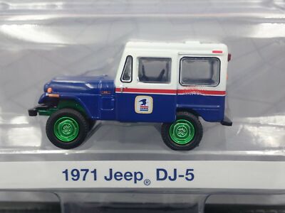 2024 GREENLIGHT GREEN MACHINE 1971 JEEP DJ-5 USPS POSTAL HOBBY EXCLUSIVE CHASE