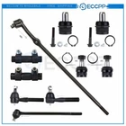 For 1987-1996 Ford F-150 RWD 10PC Front Ball Joints Tie Rods Adjustings Steering