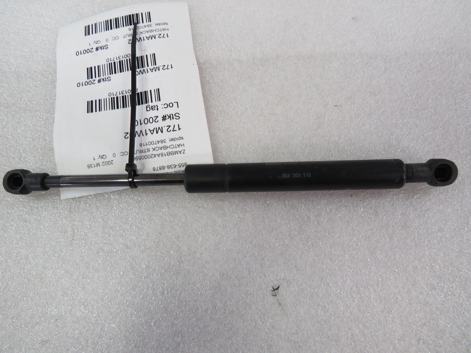 Maserati M138, Coupe, Spyder, Trunk Shock, Used, P/N 384700118