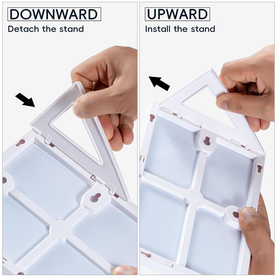 White Board Dry Erase Board 11.8 x 8.3 Inches Small StandUp or
