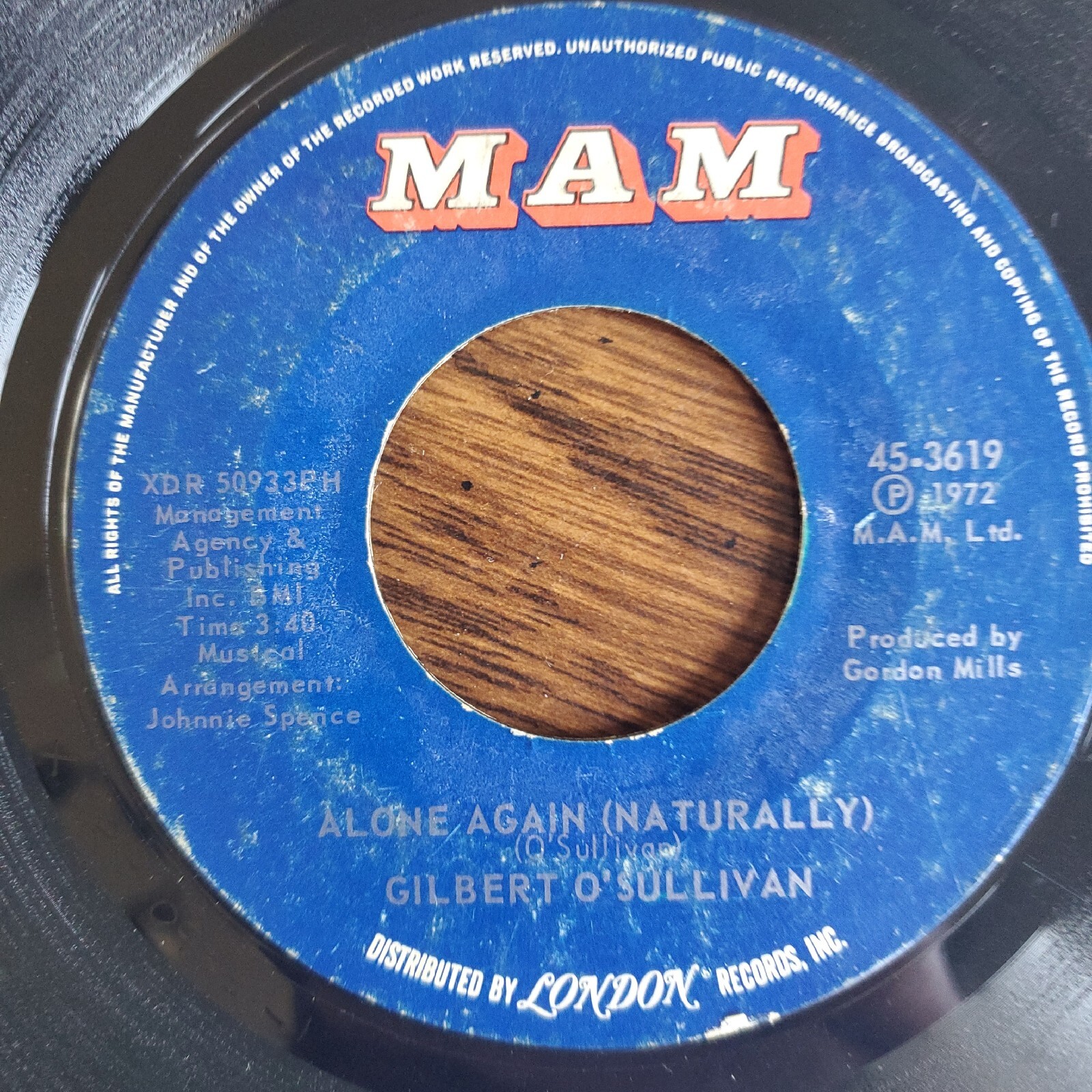 Gilbert O' Sullivan - Alone Again (Naturally) / Save It Vinyl