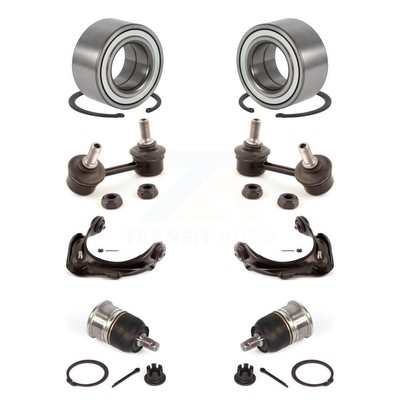 Front Bearing Lower Ball Joint Upper Control Arm Link Kit (8Pc) For Honda Accord