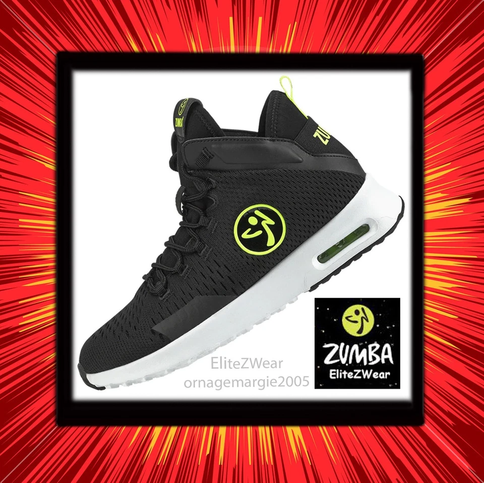 ZUMBA SHOES in ALL SIZES MID HIGH TOP TRAINERS SNEAKERS EliteZWear Orlando ZCon - Image 3 of 4