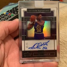 2019-20 Panini One and One 1st Team Signatures Karl Malone AUTO /25 Jazz
