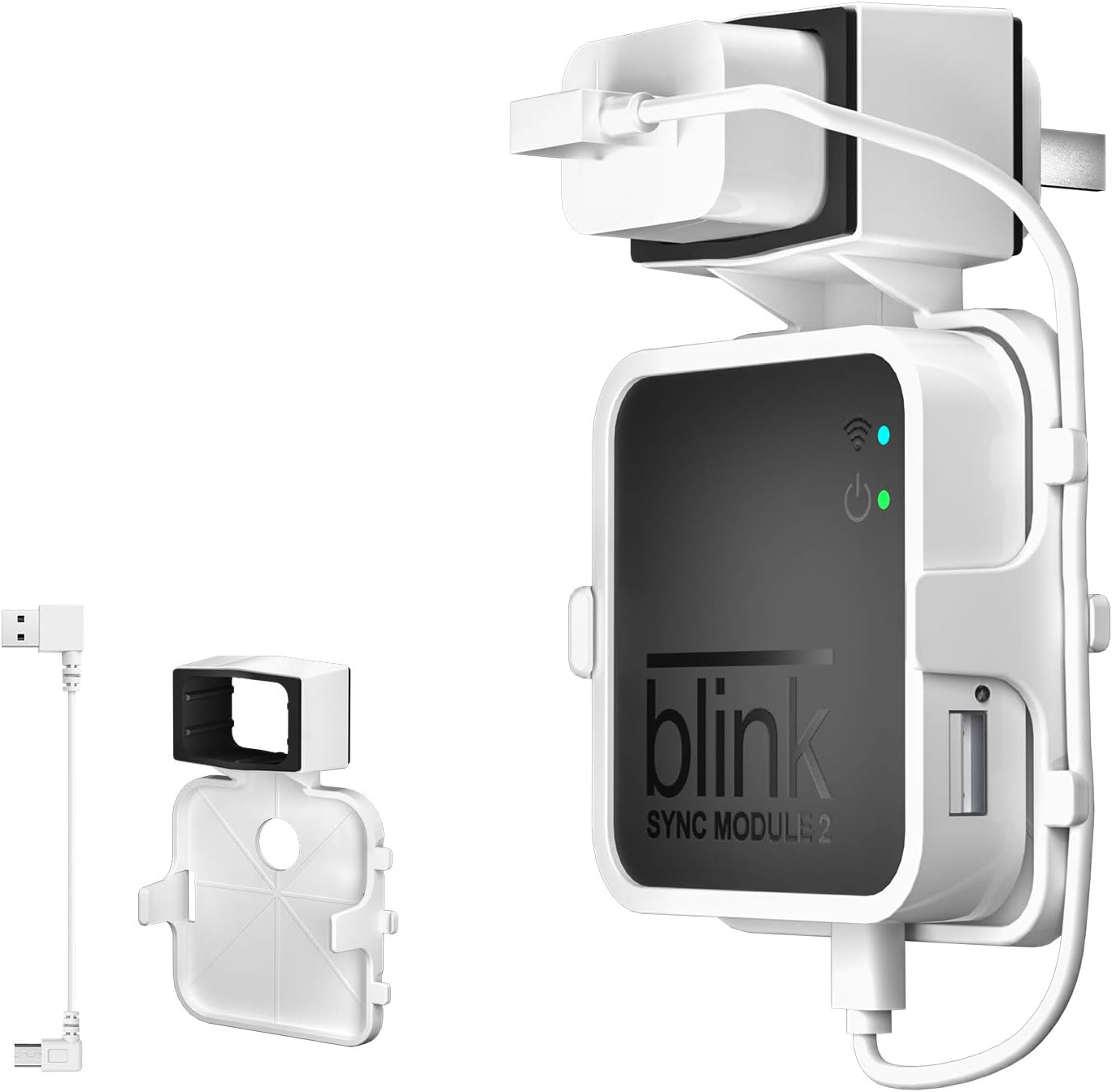 Outlet Wall Mount Hanger for Blink Sync Module 2, Mounting Bracket Holder for Bl-image