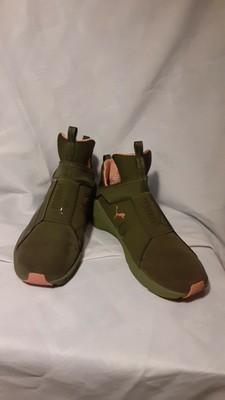 puma fierce olive green