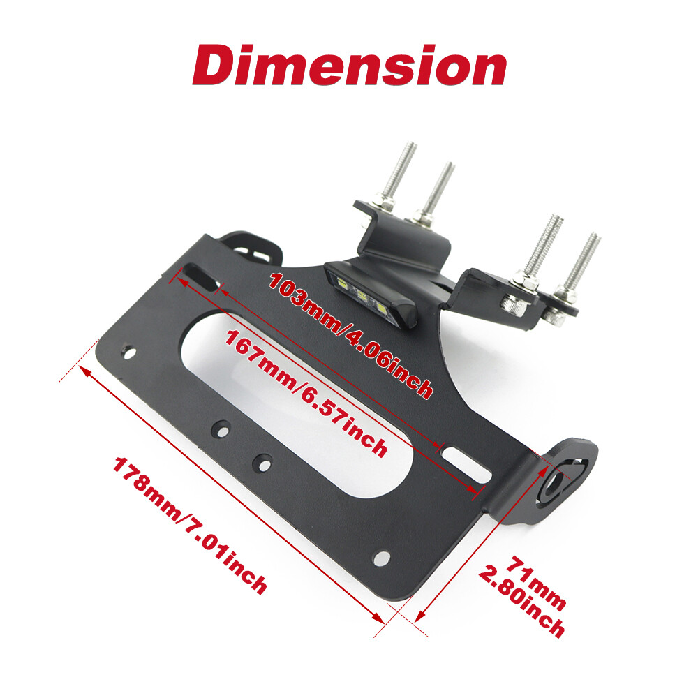 Dành Cho Xe Yamaha MT 07 FZ 07 MT07 FZ07 2013-2019 Xe Máy Phía Sau Biển - Foto 7