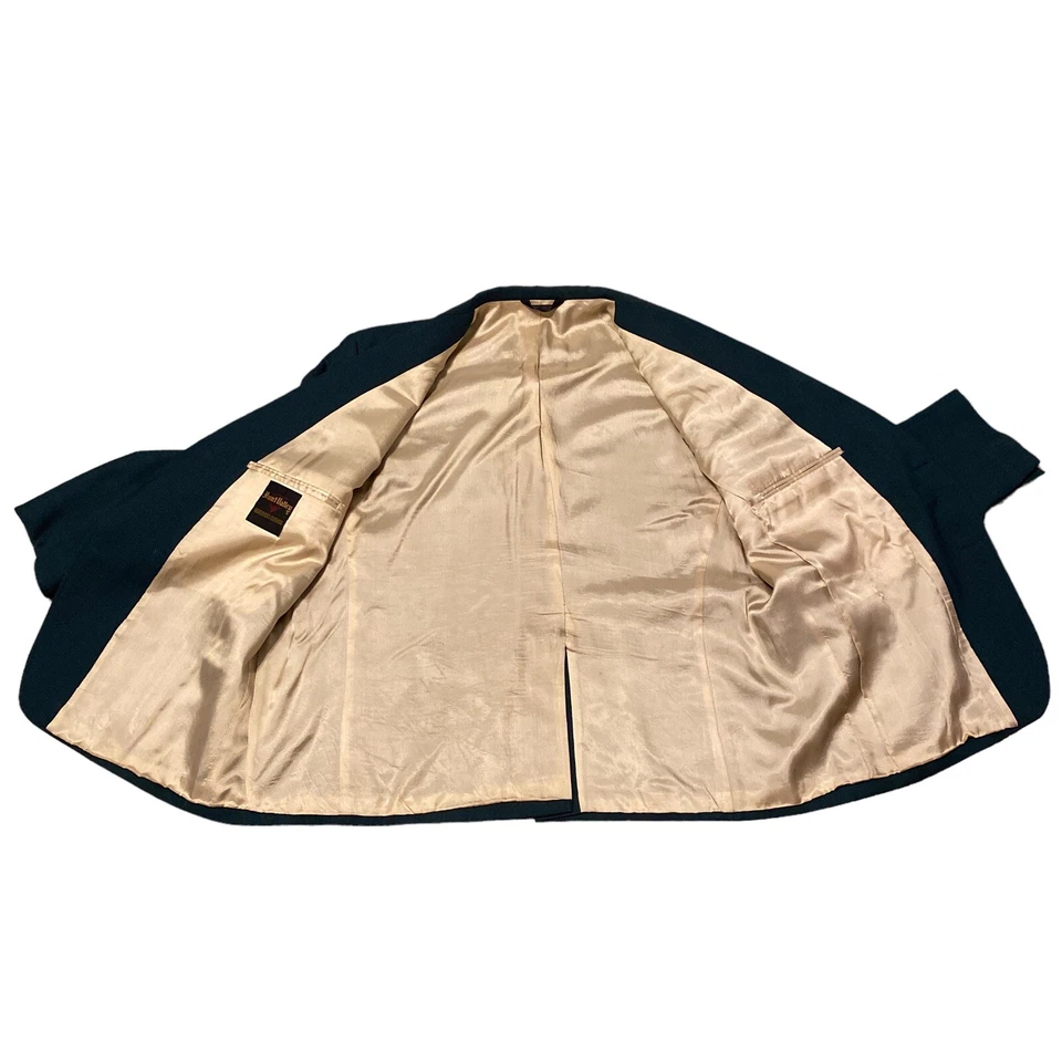 Chaqueta de caballero Hunt Valley verde oscuro con 2 botones 26" x 31" Foto 3 de 4