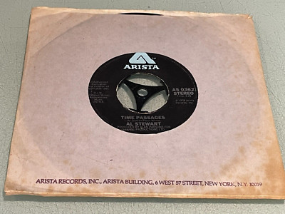 Al Stewart - Time Passages - Almost Lucy - Vinyl Record 7'' Single - 1978 Arista
