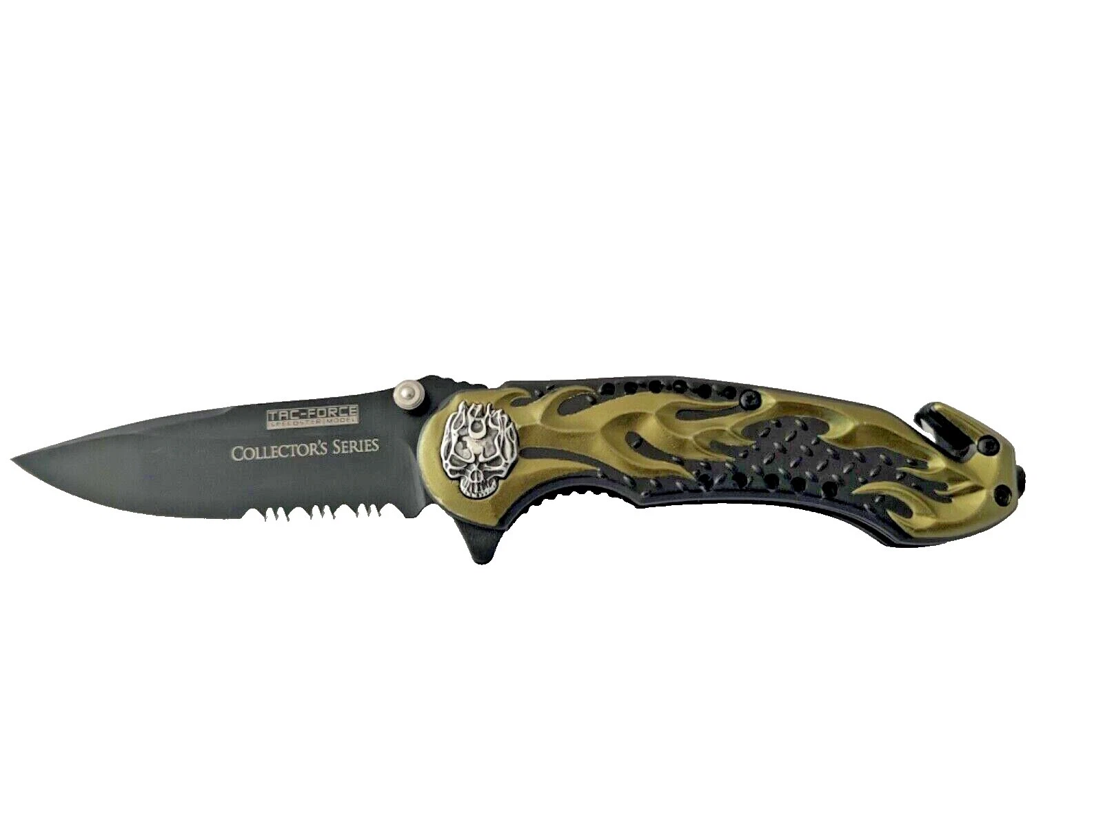 Hoja de acero inoxidable mango de aluminio táctico Cuchillos plegables de colección