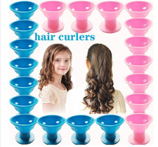20/40PC Magic Silicone Rollers No Heat DIY Hair Curlers Clip Care Heatless Soft
