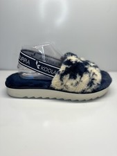 Koolaburra by UGG Fuzz'n II Tie Dye Faux Fur Slide Sandal 1124417 Womens Sz 10