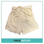 PHI - Ivory Pleated Wrap Shorts - Size XS - BRAND NEW WITH TAGS