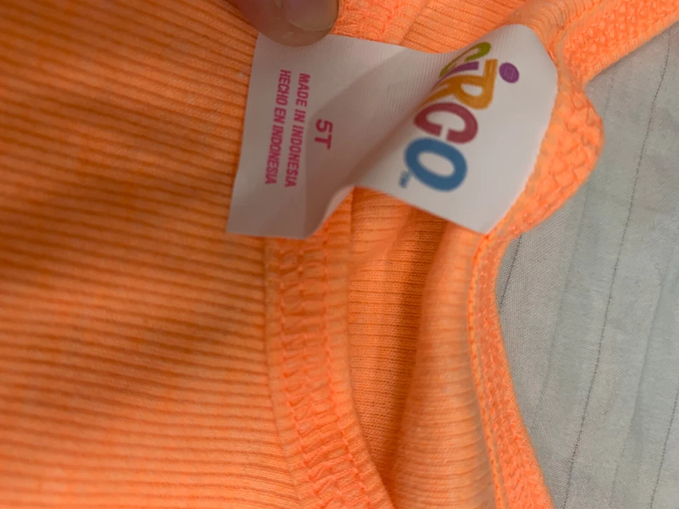 NWOT CIRCO GIRLS TANK SHIRT SLEEVELESS SIZE 5T - Image 2 of 3